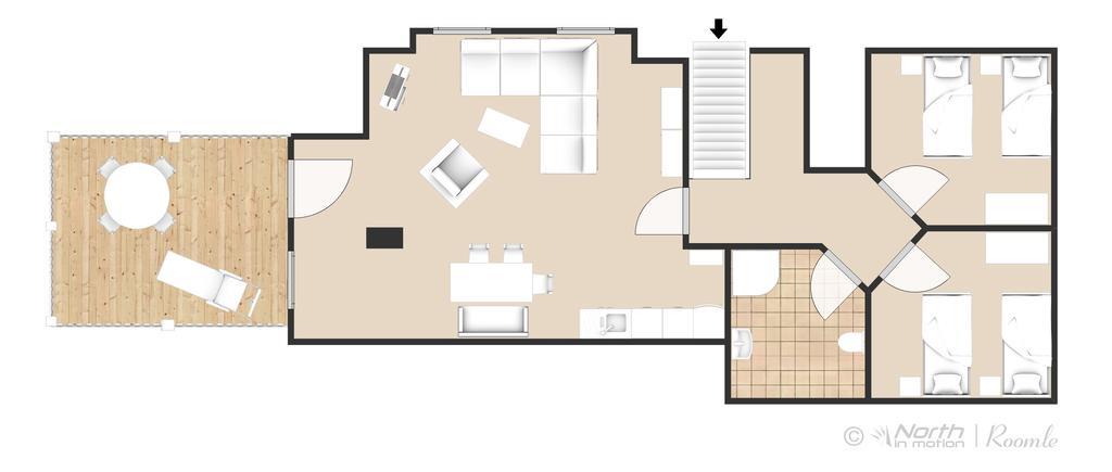 Ferienwohnung mit großem Balkon in Bömitz Exterior foto
